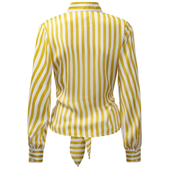 Karmamia Lee Skjorte, Yellow Stripe